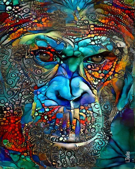 Full Diamond Painting kit - Orangutan