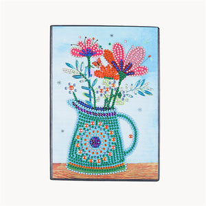 DIY Diamond Painting Notebook - Flower (No lines)