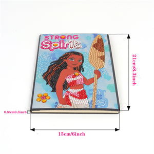 DIY Diamond Painting Notebook - Strong spirit (No lines)