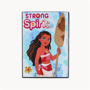 DIY Diamond Painting Notebook - Strong spirit (No lines)