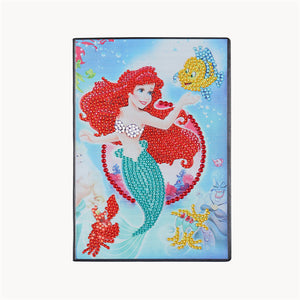 DIY Diamond Painting Notebook - Mermaid (No lines)