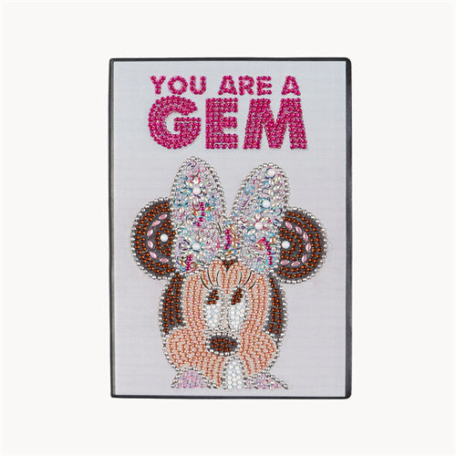 DIY Diamond Painting Notebook - Minnie (No lines)