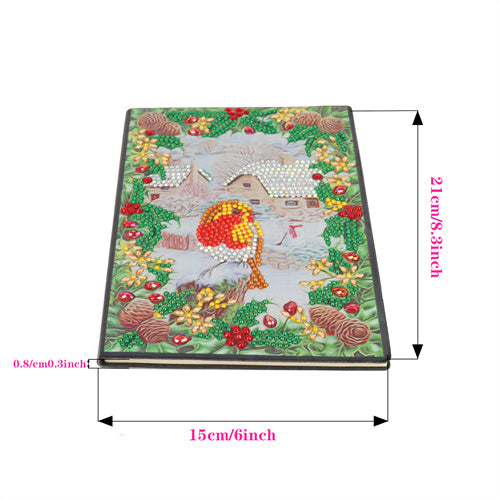 DIY Diamond Painting Notebook - Christmas (No lines)