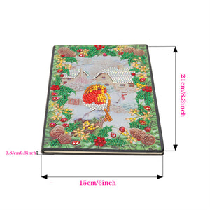 DIY Diamond Painting Notebook - Christmas (No lines)