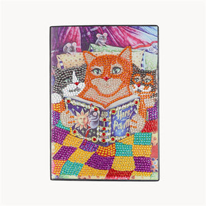 DIY Diamond Painting Notebook - Cat (No lines)