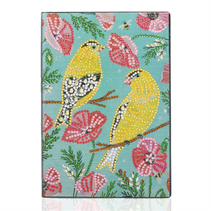 DIY Diamond Painting Notebook - Bird (No lines)