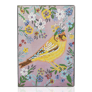 DIY Diamond Painting Notebook - Bird (No lines)