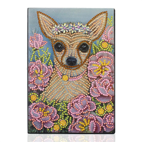 DIY Diamond Painting Notebook - Deer (No lines)
