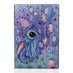 DIY Diamond Painting Notebook - Stitch (No lines)