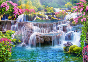 Full Diamond Painting kit - Beautiful waterfall view
