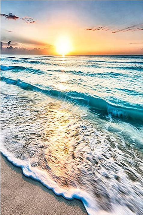 Full Diamond Painting kit - Sea waves