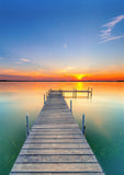 Full Diamond Painting kit - Wooden road on the sea