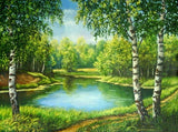 Full Diamond Painting kit - Verdant woods