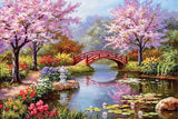 Full Diamond Painting kit - Garden in bloom