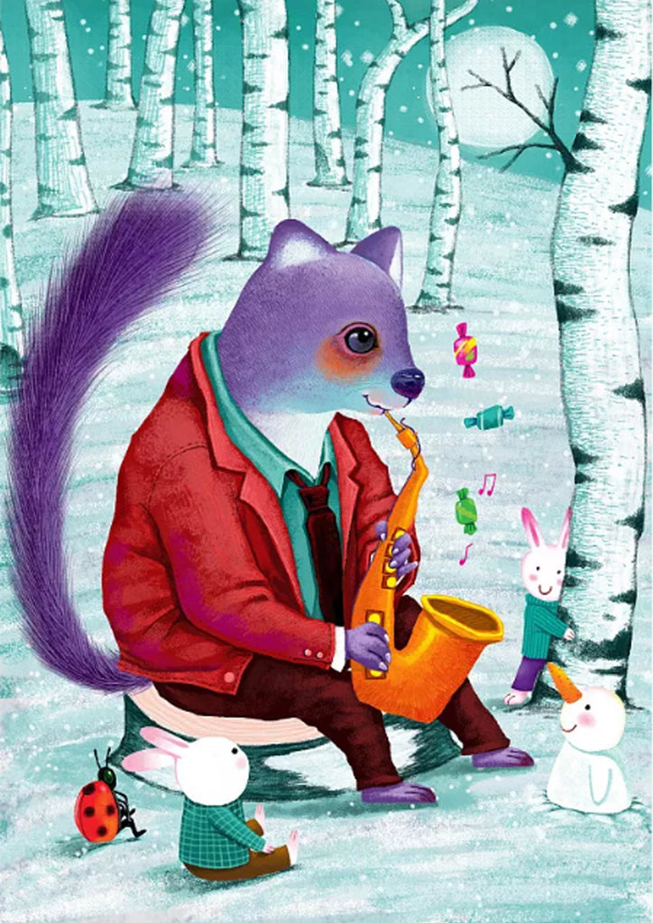 Full Diamond Painting kit - Fox musician