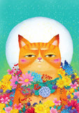 Full Diamond Painting kit - Melancholy cat