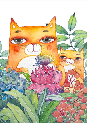 Full Diamond Painting kit - Anime cat
