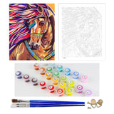 DIY Painting by number kit | Fine horse