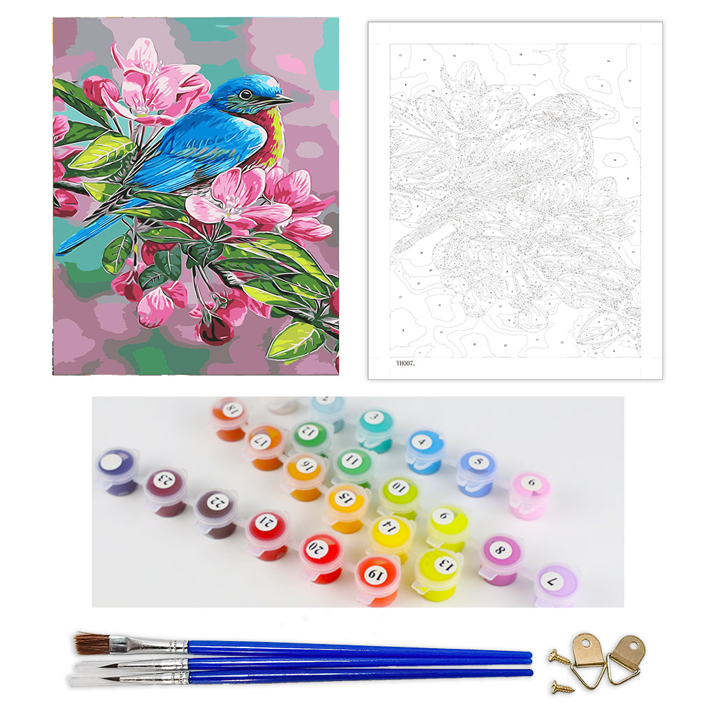 DIY Painting by number kit | Bluebird