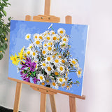 DIY Painting by number kit | Daisy flower