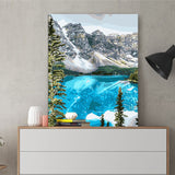 DIY Painting by number kit | Snow mountain and lake