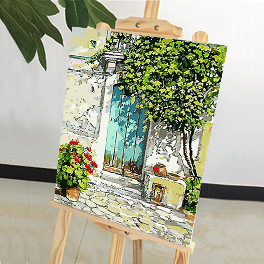 DIY Painting by number kit | Home door
