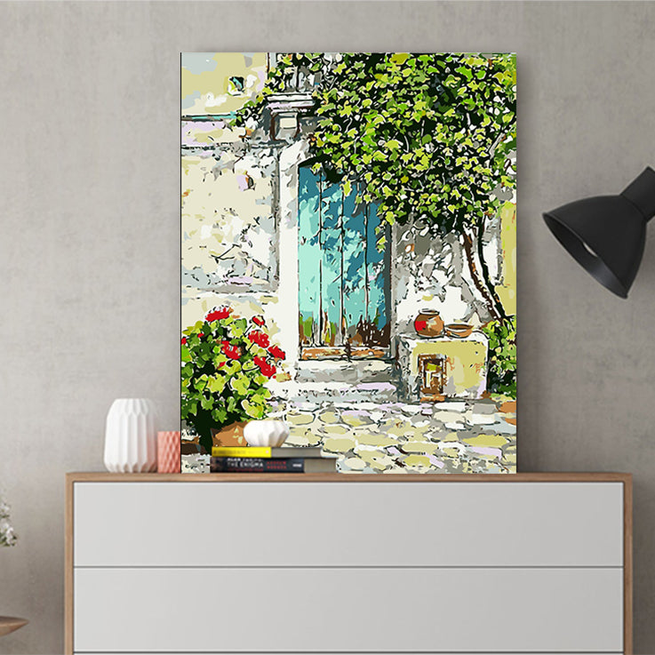 DIY Painting by number kit | Home door