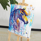DIY Painting by number kit | Colorful horse