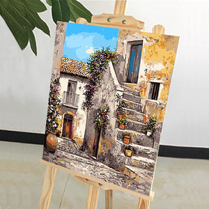 DIY Painting by number kit | Country road