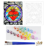 DIY Painting by number kit | Beautiful pattern