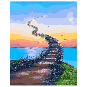 DIY Painting by number kit | The ladder to heaven