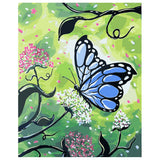 DIY Painting by number kit | Butterfly on flower