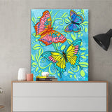 DIY Painting by number kit | Butterflies
