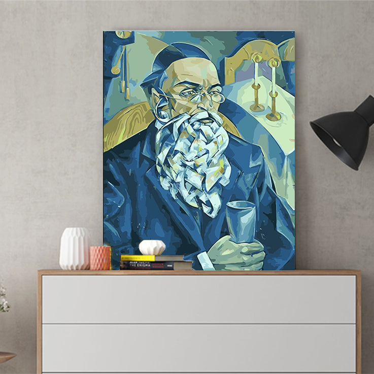 DIY Painting by number kit | Businessman