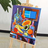 DIY Painting by number kit | Fruits and wines on the table