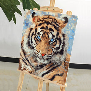DIY Painting by number kit | African tiger