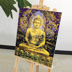 DIY Painting by number kit | Buddha