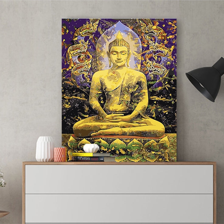 DIY Painting by number kit | Buddha