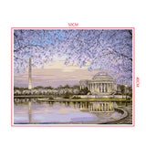 DIY Painting by number kit | Beautiful view of the palace