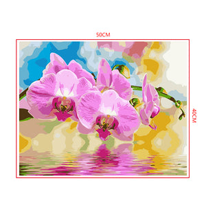 DIY Painting by number kit | Beautiful flower