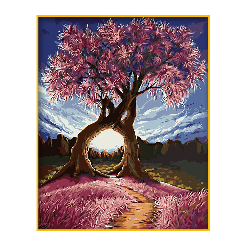 DIY Painting by number kit | Beautiful big tree