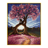 DIY Painting by number kit | Beautiful big tree