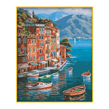 DIY Painting by number kit | Beautiful scenery of the sea