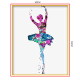 DIY Painting by number kit | Ballerina girl