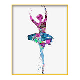 DIY Painting by number kit | Ballerina girl