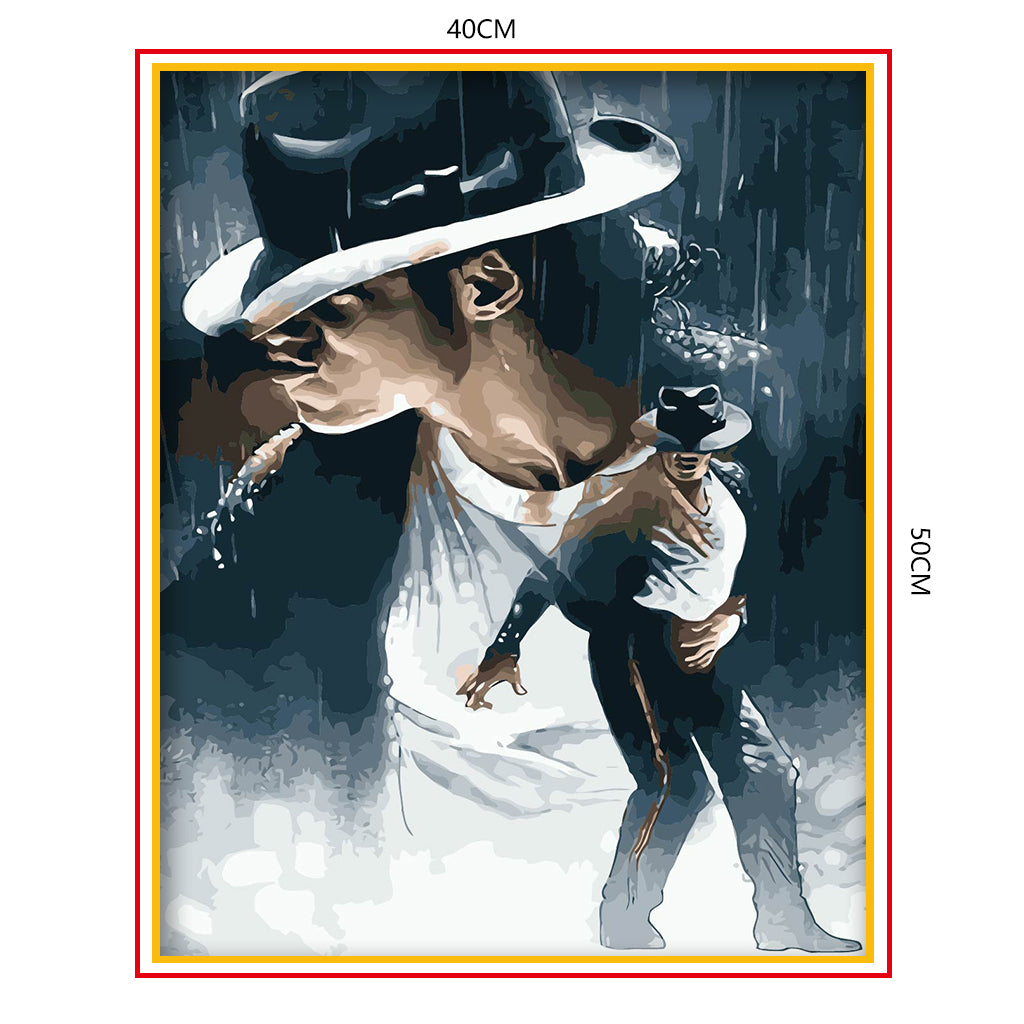 DIY Painting by number kit | Michael Jackson
