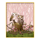 DIY Painting by number kit | Owls