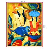 DIY Painting by number kit | Abstract people