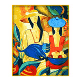 DIY Painting by number kit | Abstract people