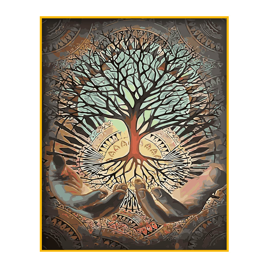 DIY Painting by number kit | Tree of Life